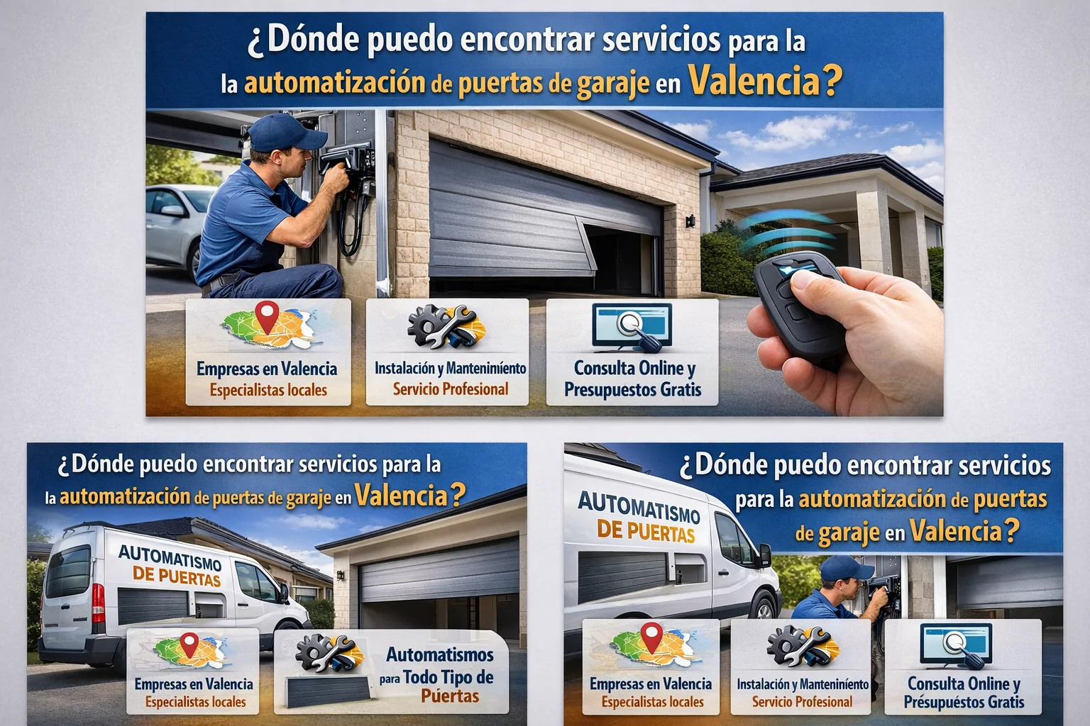 Donde puedo encontrar servicios para la automatizacion de puertas de garaje Valencia - &iquest;D&oacute;nde puedo encontrar servicios para la automatizaci&oacute;n de puertas de garaje en Valencia?